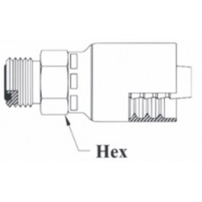 1/4 X 1/4 MALE O'RING FACE SEAL 